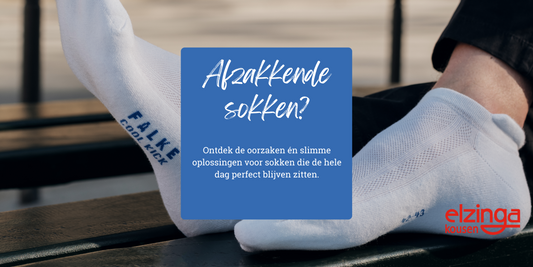 Nooit meer afzakkende sokken: zo voorkom je het - Elzinga Kousen