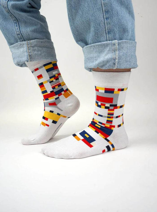 Kunstsokken Victory Boogie Woogie dames en heren sok - Elzinga Kousen