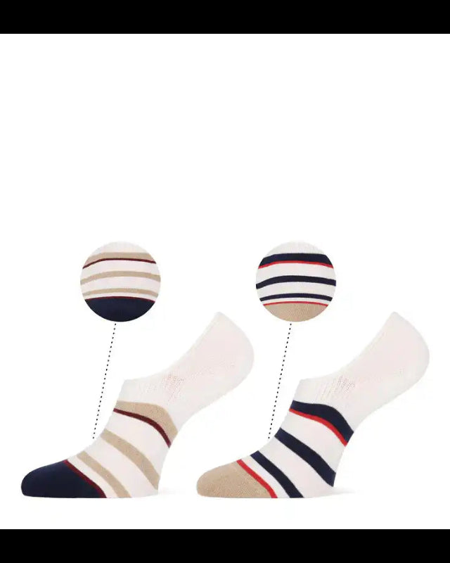 MarcMarcs Bo dames footies 2-pack onzichtbare sokken
