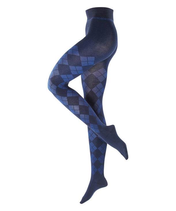 Burlington fine Argyle dames maillot - Elzinga Kousen