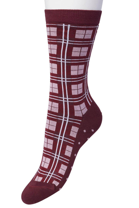 Bonnie Doon Big Checks Sock - Elzinga Kousen
