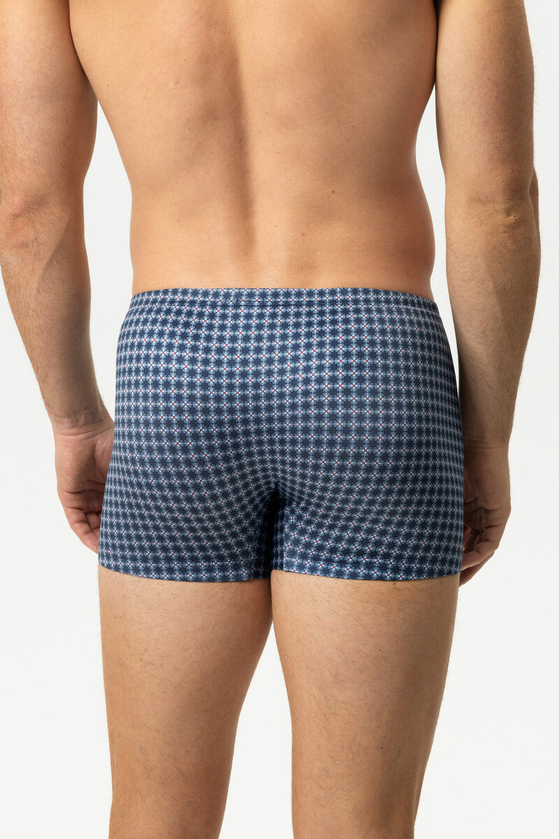 Mey Floral Grid Heren Boxer – Zachte Microvezel