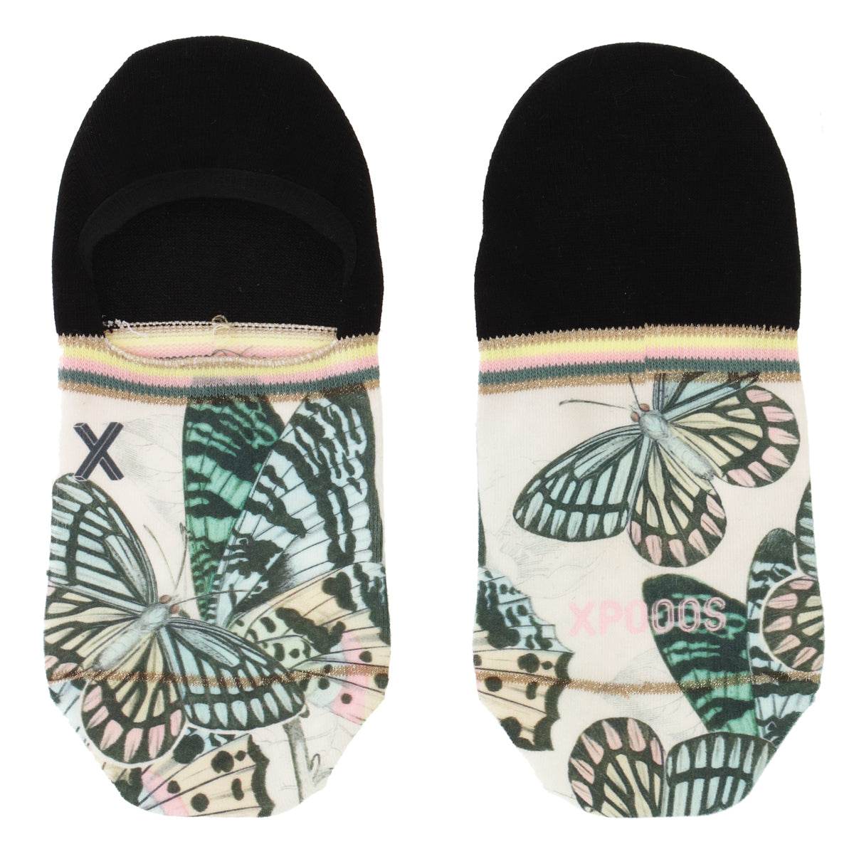 Xpooos Women Footies Butterfly - Elzinga Kousen