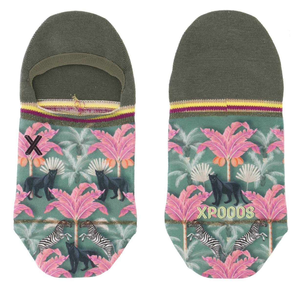 Xpooos Women Footies Panther - Elzinga Kousen