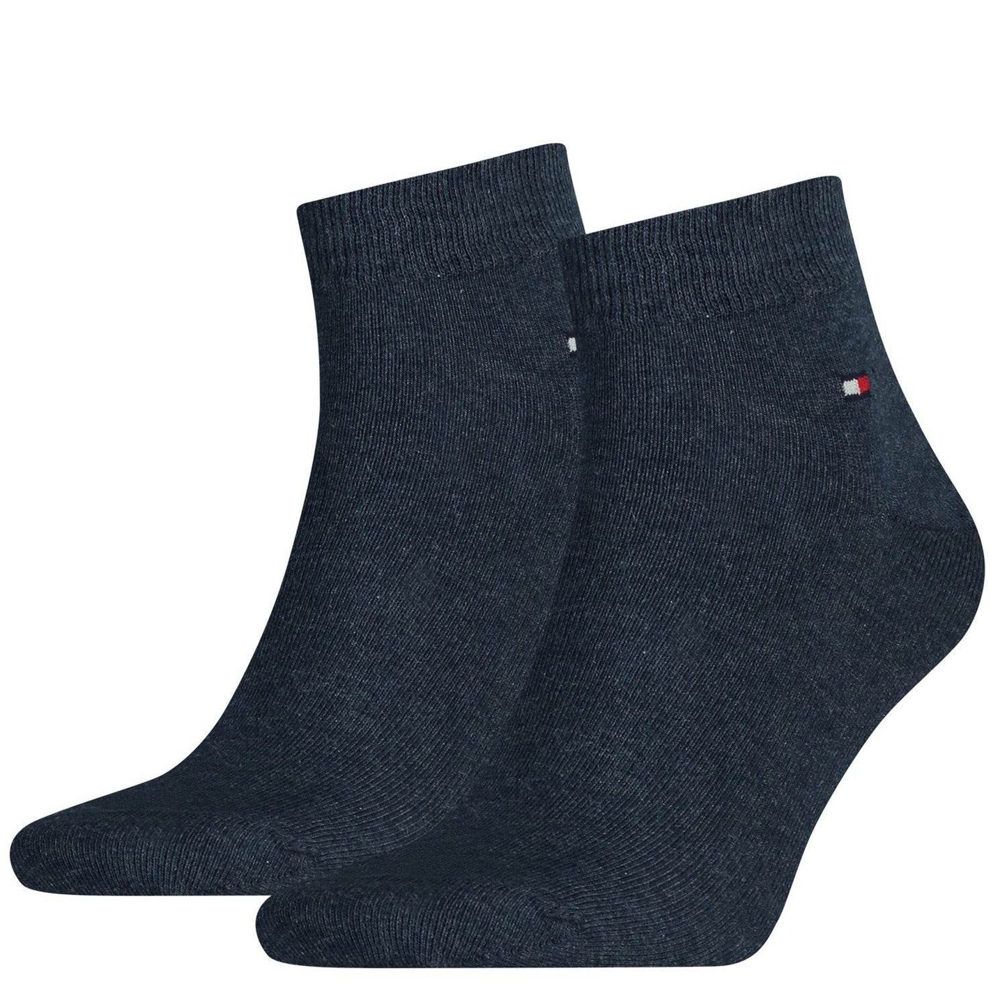 Tommy Hilfiger Quarter heren sok 2-pack - Elzinga Kousen
