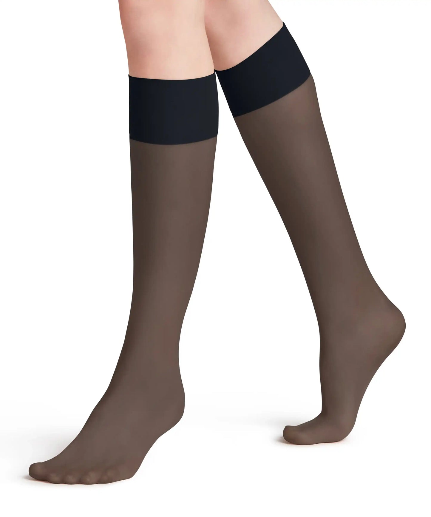 Falke Pure Matt 20 kniekous – mat transparant