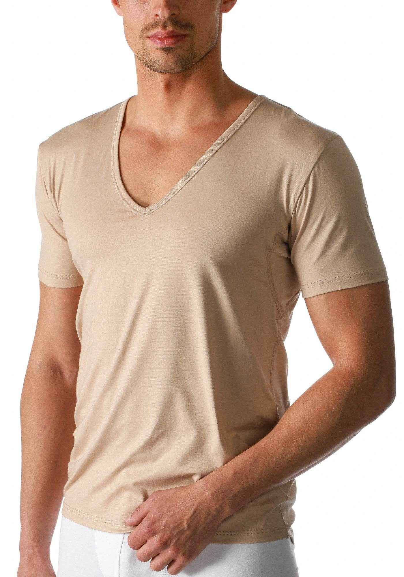 Mey Dry Cotton Funtional shirt korte mouw V-hals - Elzinga Kousen
