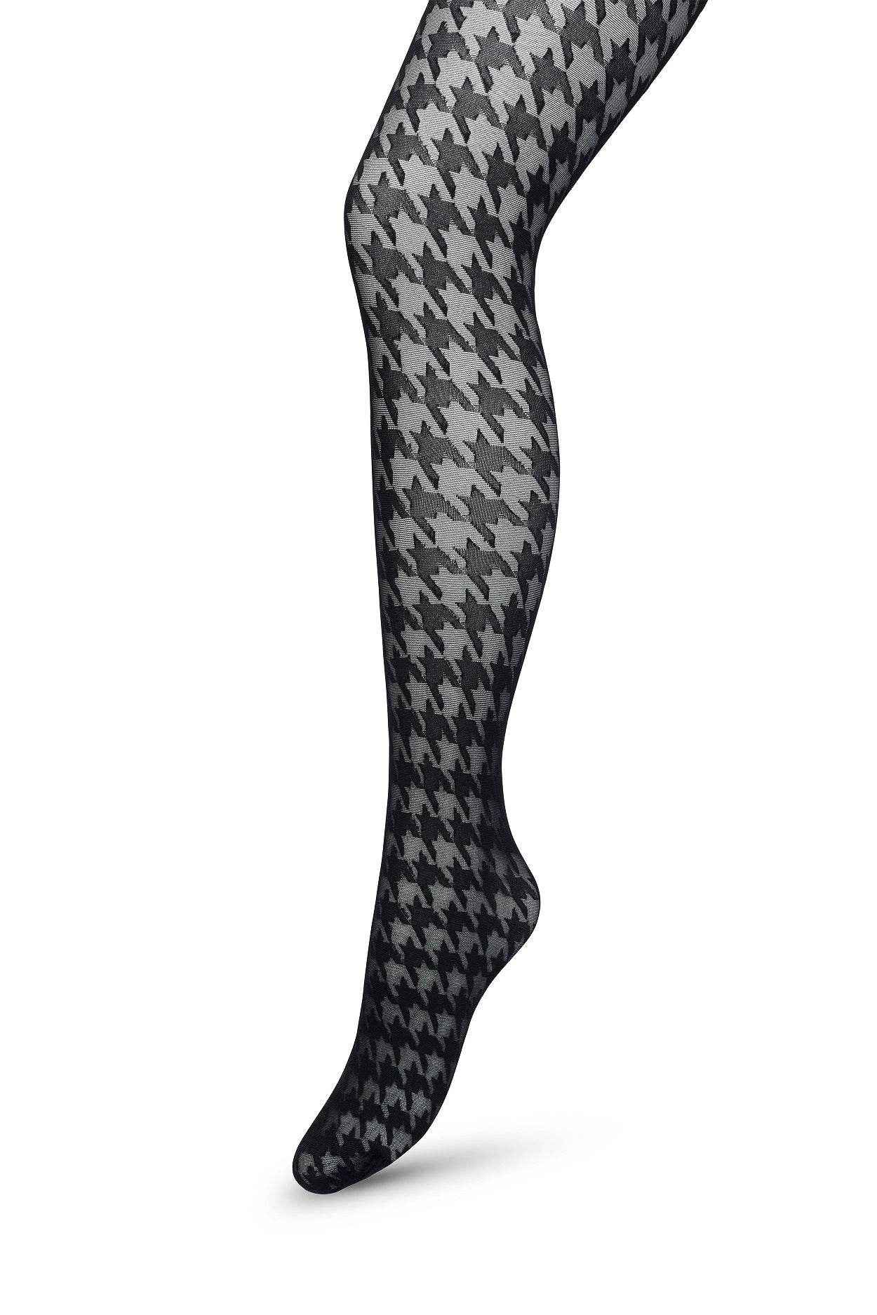 Bonnie Doon Houndstooth Tights - Elzinga Kousen