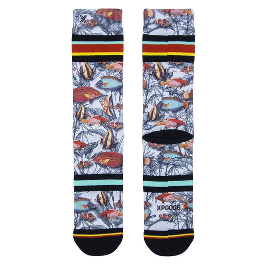 Xpooos Aquarium heren sok - Elzinga Kousen