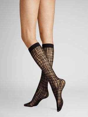 Hudson Grille panty kniekous - Elzinga Kousen
