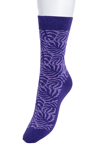 Bonnie Doon Botanical Leaf Sock - Elzinga Kousen