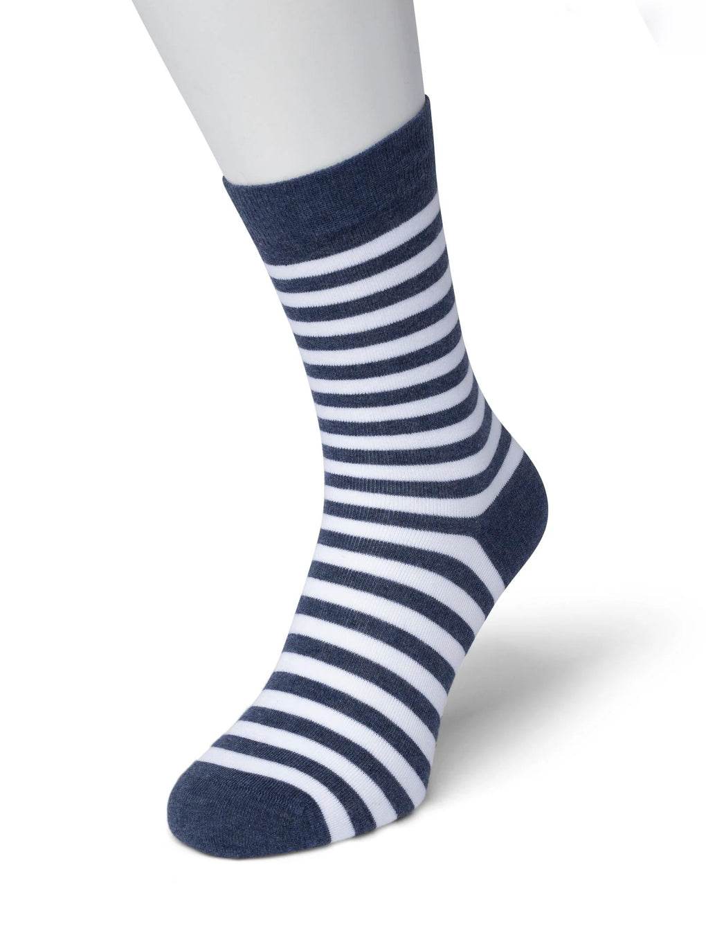 Bonnie Doon Basic Stripe Sock dames - Elzinga Kousen