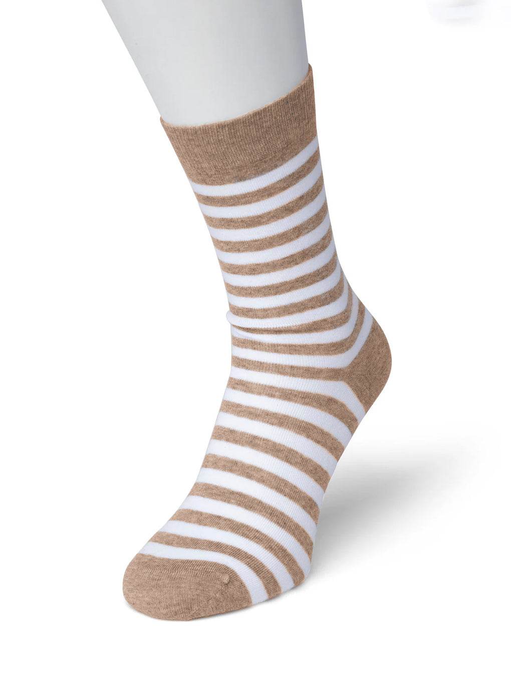 Bonnie Doon Basic Stripe Sock dames - Elzinga Kousen