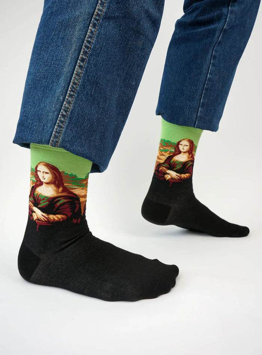 Kunstsokken Mona Lisa dames en heren sokken - Elzinga Kousen