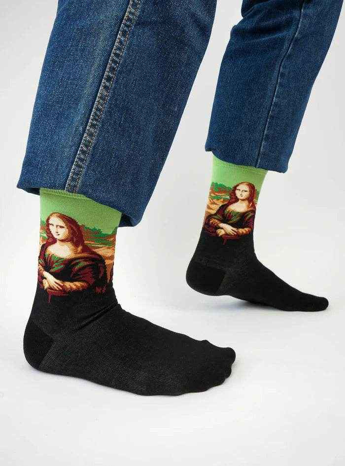Kunstsokken Mona Lisa dames en heren sokken - Elzinga Kousen