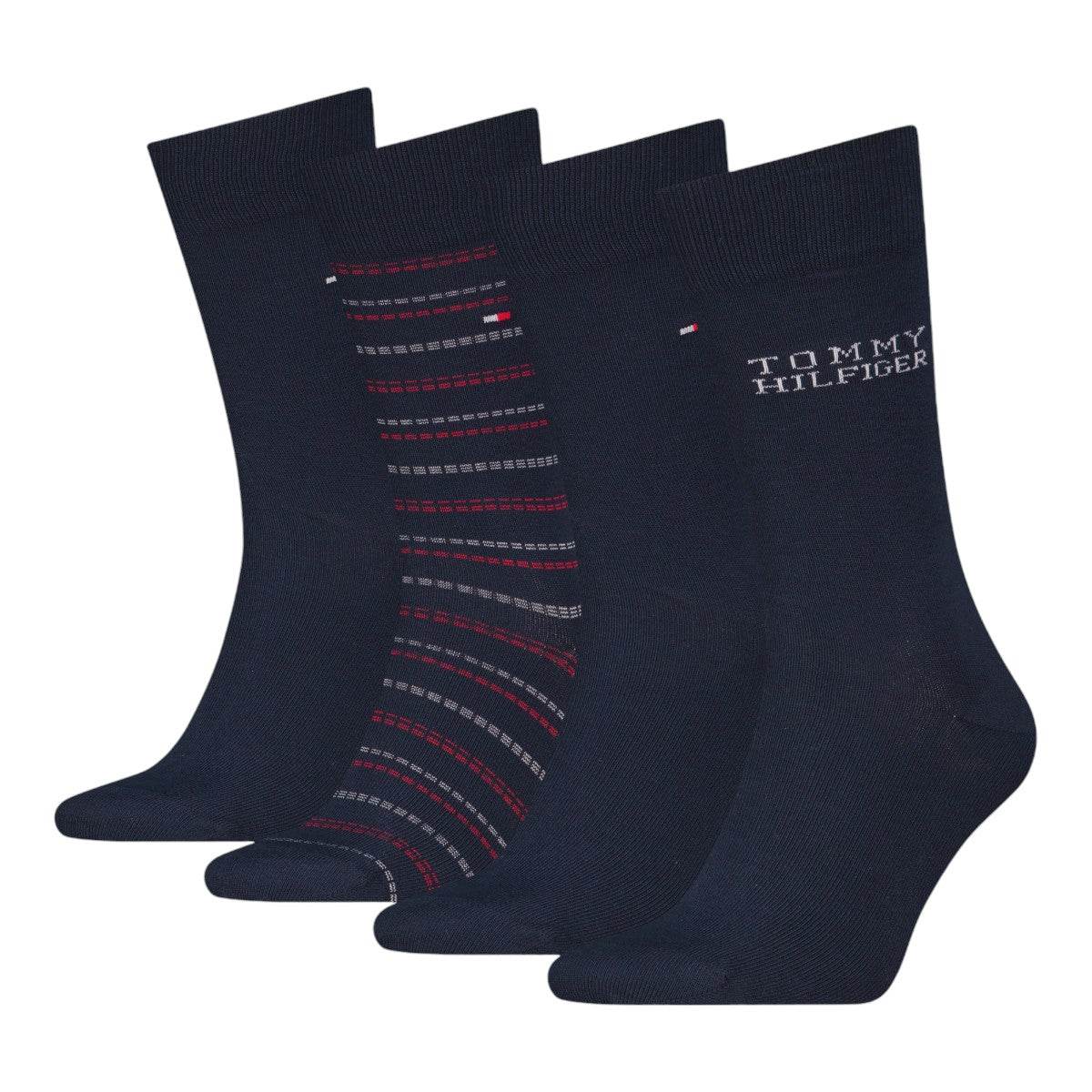Tommy Hilfiger Giftbox heren sokken 4 pack - Elzinga Kousen