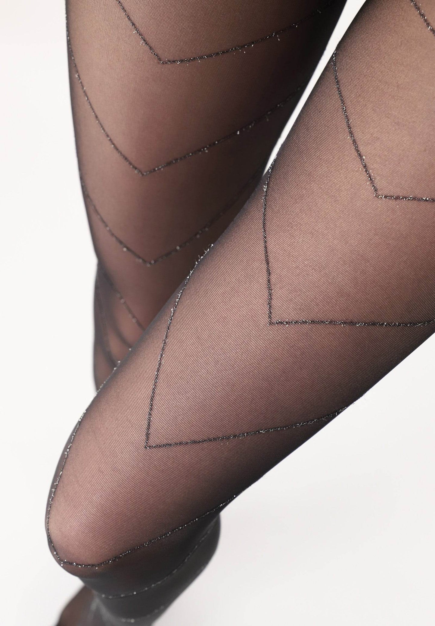 Oroblu Bright Chevron 30 panty - Elzinga Kousen
