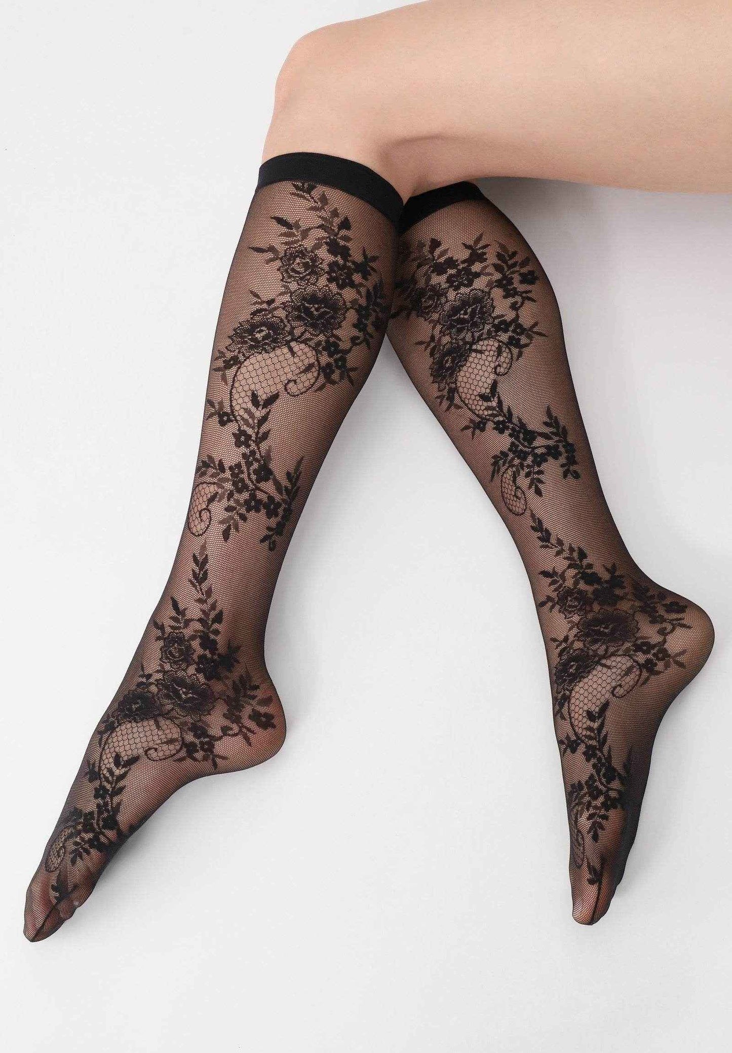 Oroblu Lacelike 30 panty kniekous - Elzinga Kousen