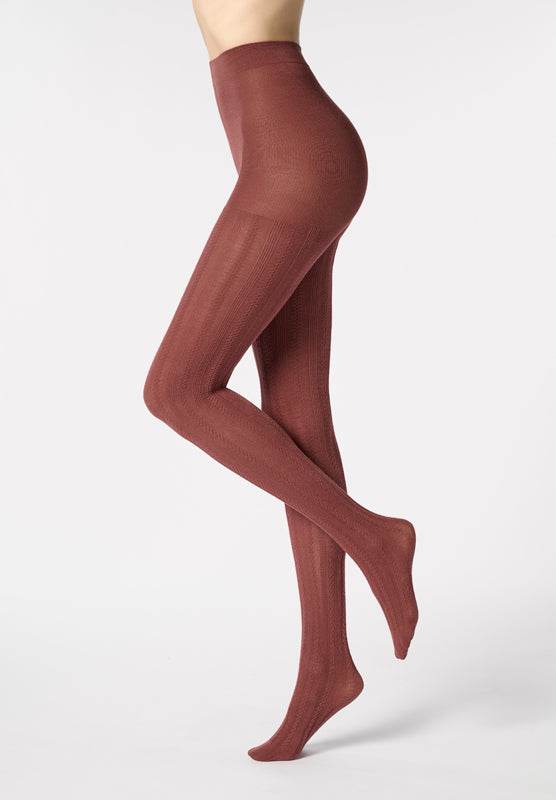 Oroblu Cotton Knit Maillot Katoen Kabel - Elzinga Kousen