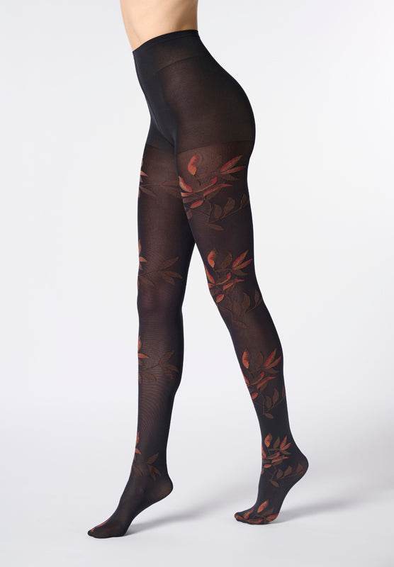 Oroblu Shades Leaves 50 panty - Elzinga Kousen