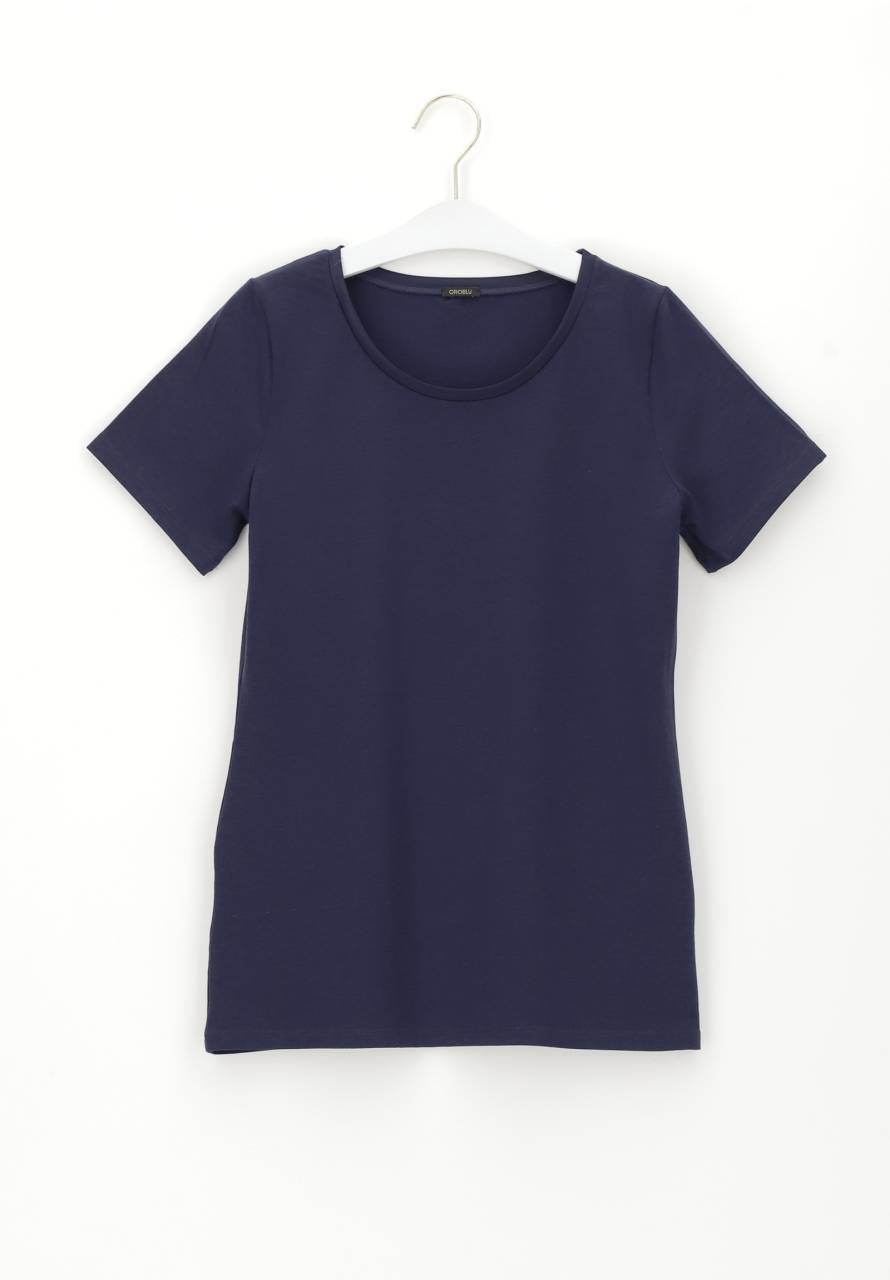 Oroblu Perfect Line Cotton shirt short sleeve - Elzinga Kousen