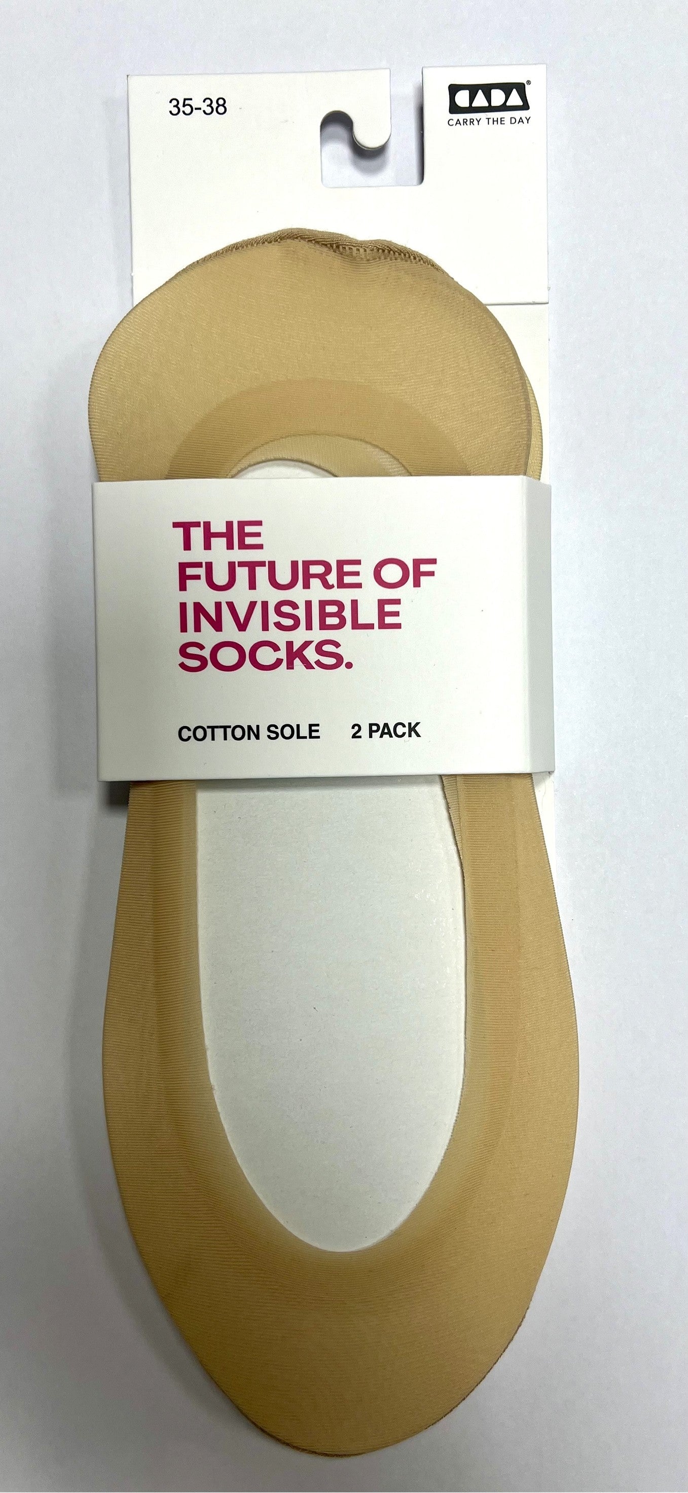 Cada Invisible Lasercut 2-pack footies