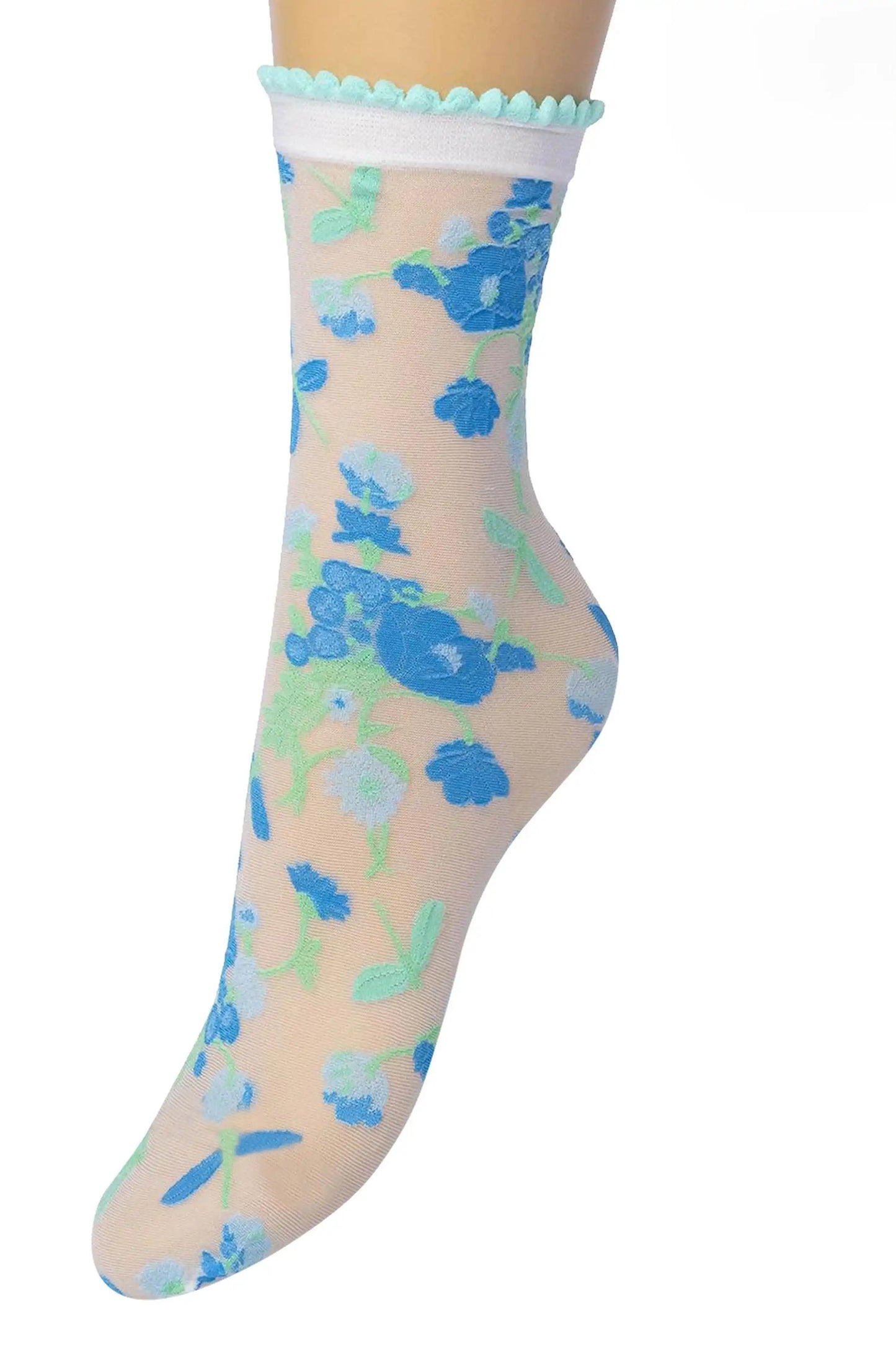 Bonnie Doon Retro Flower Sock - Elzinga Kousen