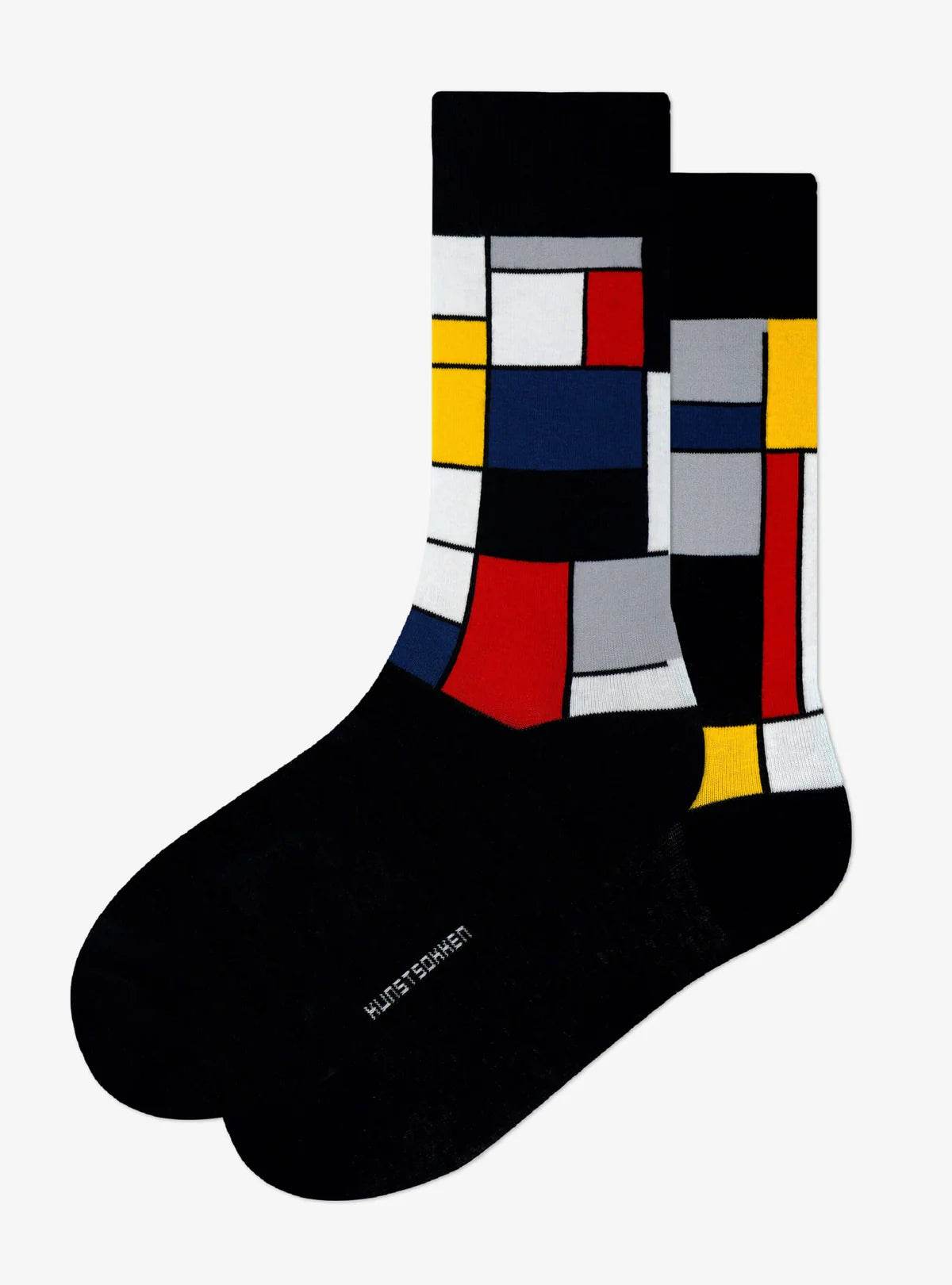 Kunstsokken Piet Mondriaan - Elzinga Kousen