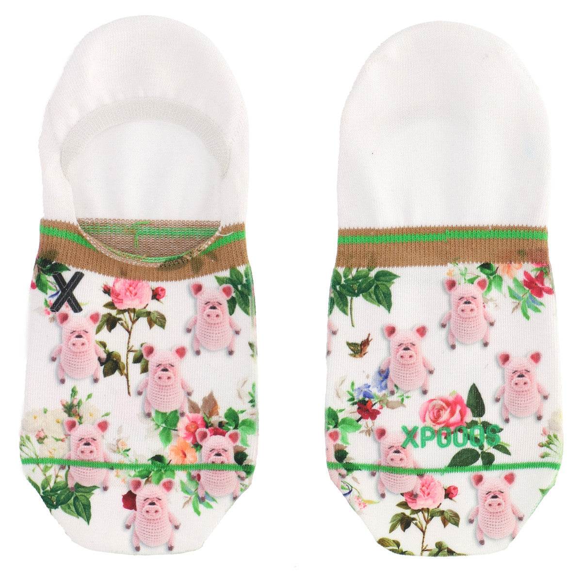 Xpooos Women Footies Miss Piggy - Elzinga Kousen