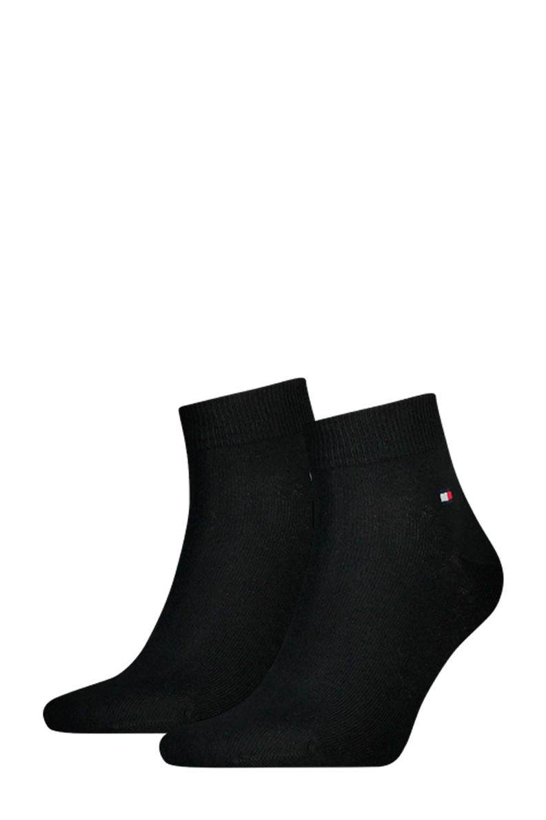 Tommy Hilfiger Quarter heren sok 2-pack - Elzinga Kousen