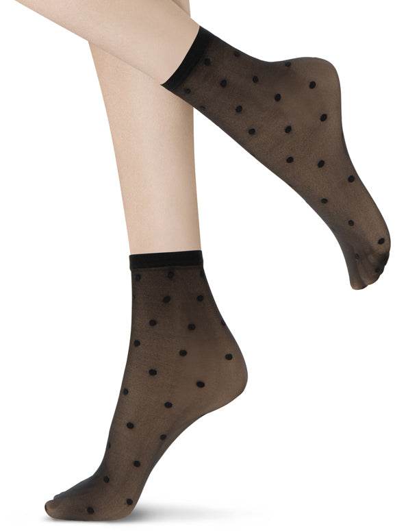 Oroblu Demi-Bas Cloe 20 dots sok - Elzinga Kousen