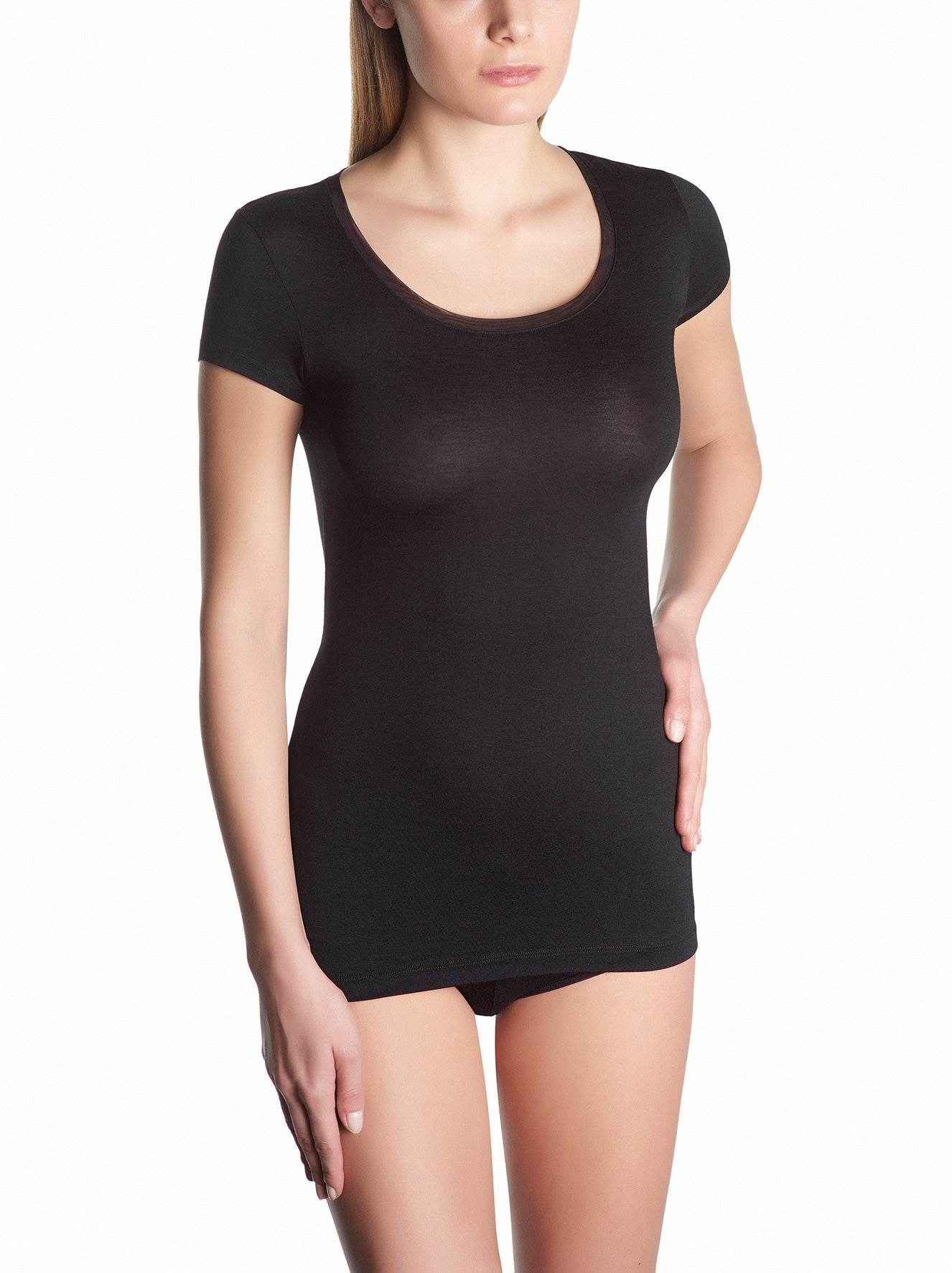 Oroblu Perfect Line Modal t-shirt round short sleeve - Elzinga Kousen