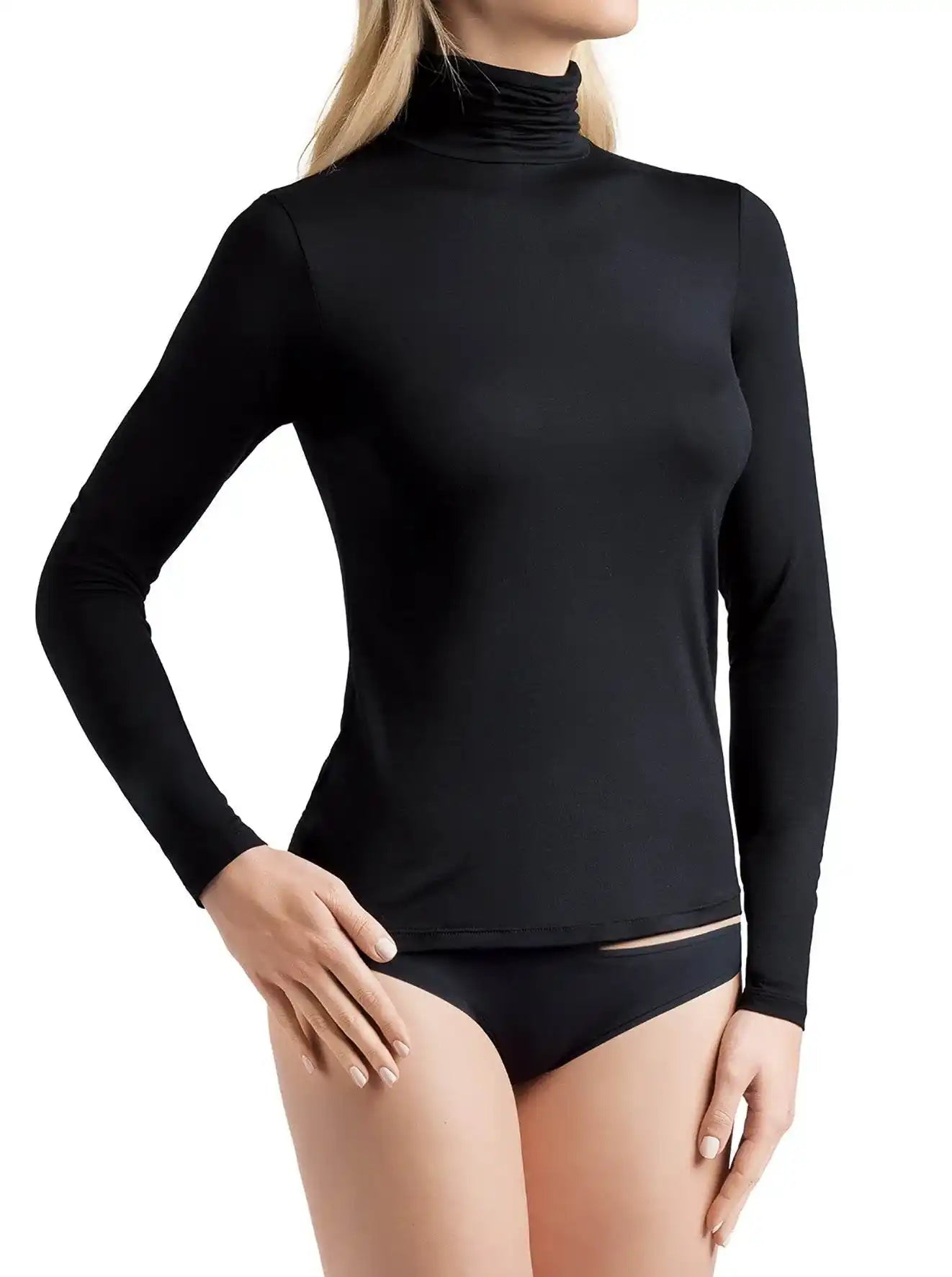Oroblu Perfect Line Modal turtle neck long sleeve - Elzinga Kousen