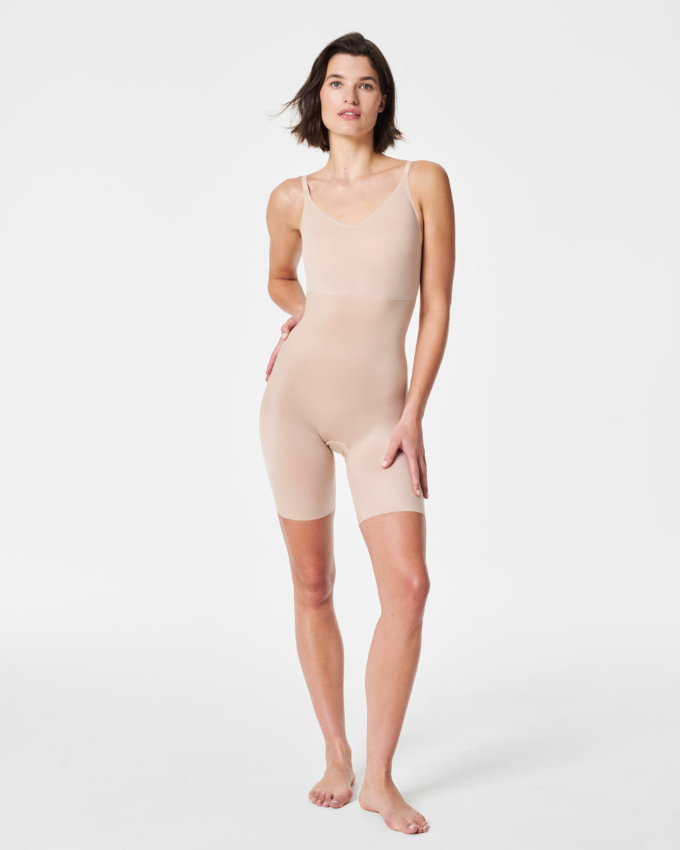 Spanx Thinsticts 2.0 Closed-Bust Mid-Thigh Bodysuit