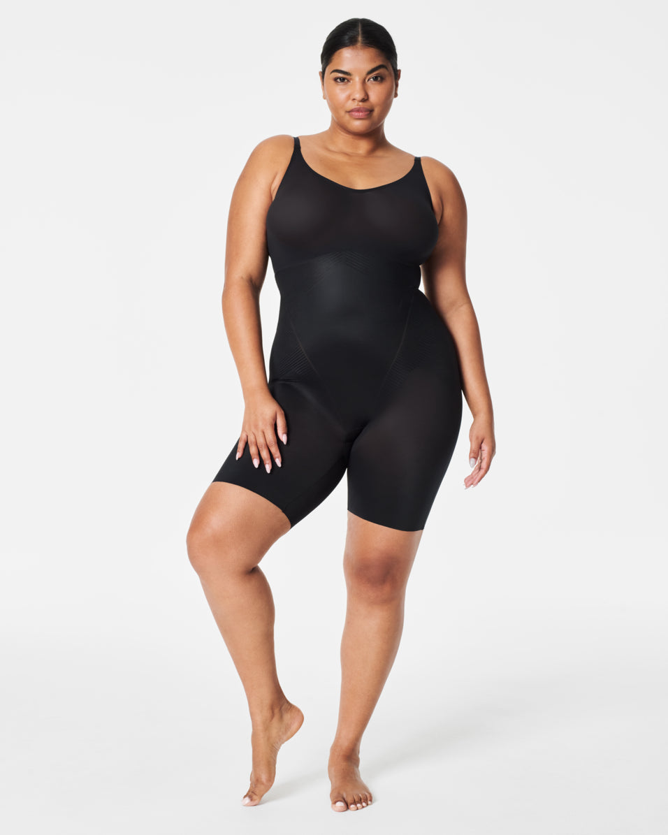 Spanx Thinsticts 2.0 Closed-Bust Mid-Thigh Bodysuit