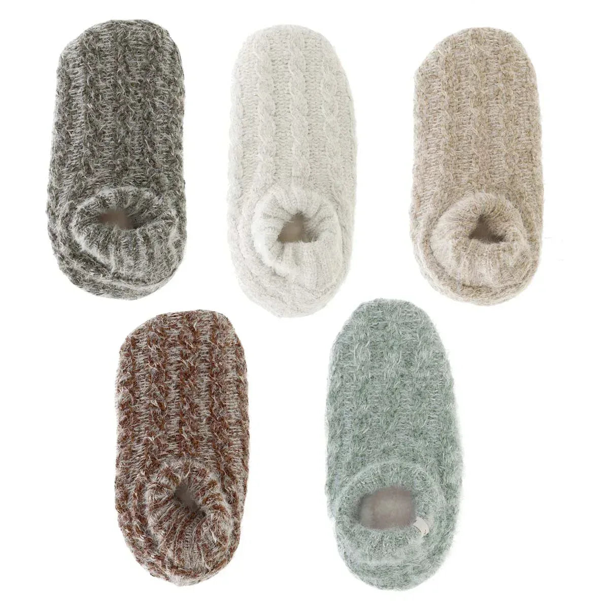 Basset Chenille hairy high cuff Homeshoe - Elzinga Kousen