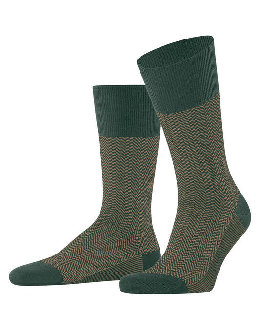 Falke Airport Herringstripe Herensokken – Merinowol
