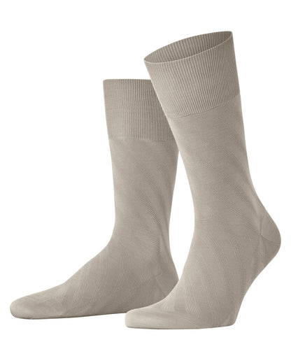 Falke ClimaWool Special Edition heren sok dun wol reliëf