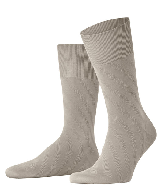 Falke ClimaWool Special Edition heren sok dun wol reliëf
