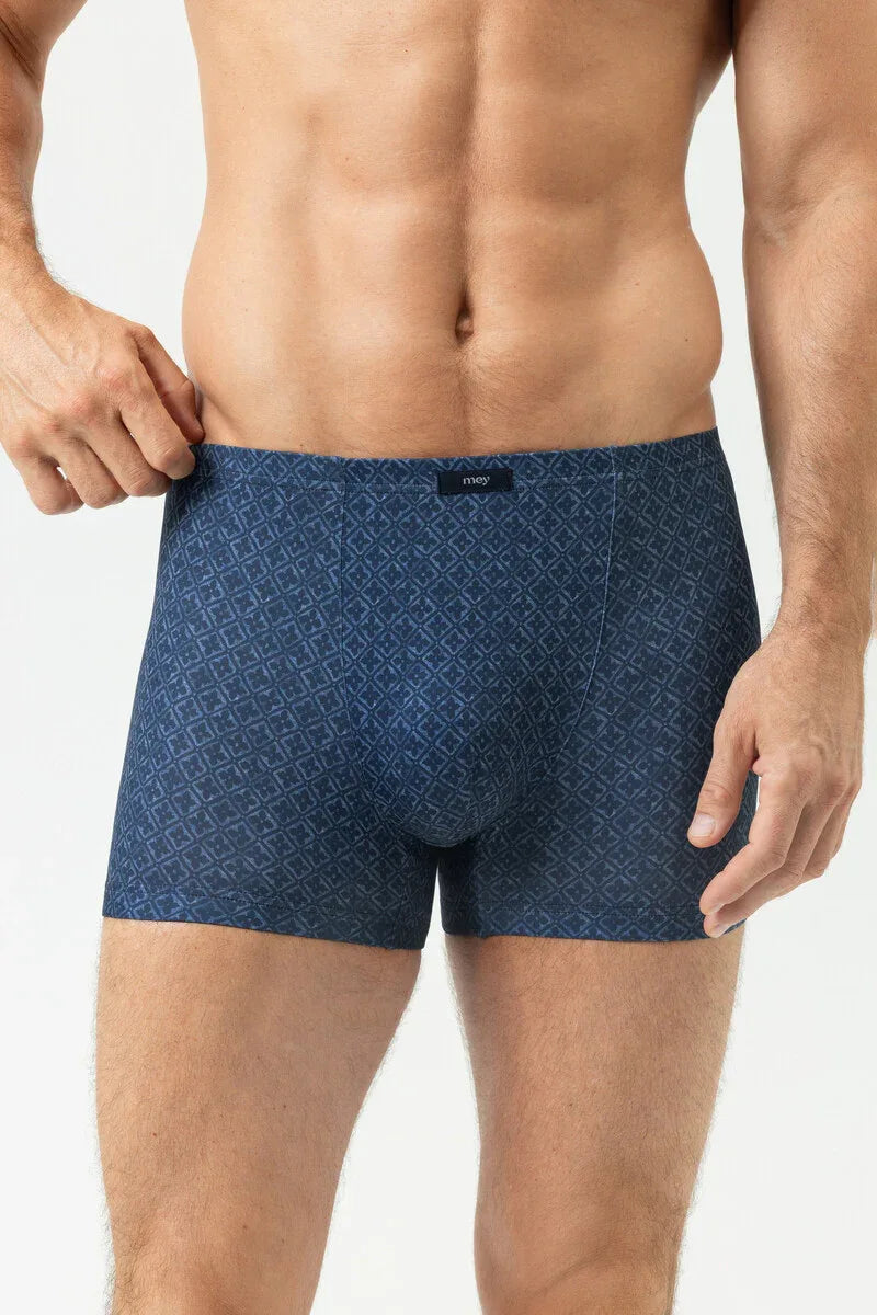 Mey Flowery Blue Dream boxer microvezel - Elzinga Kousen