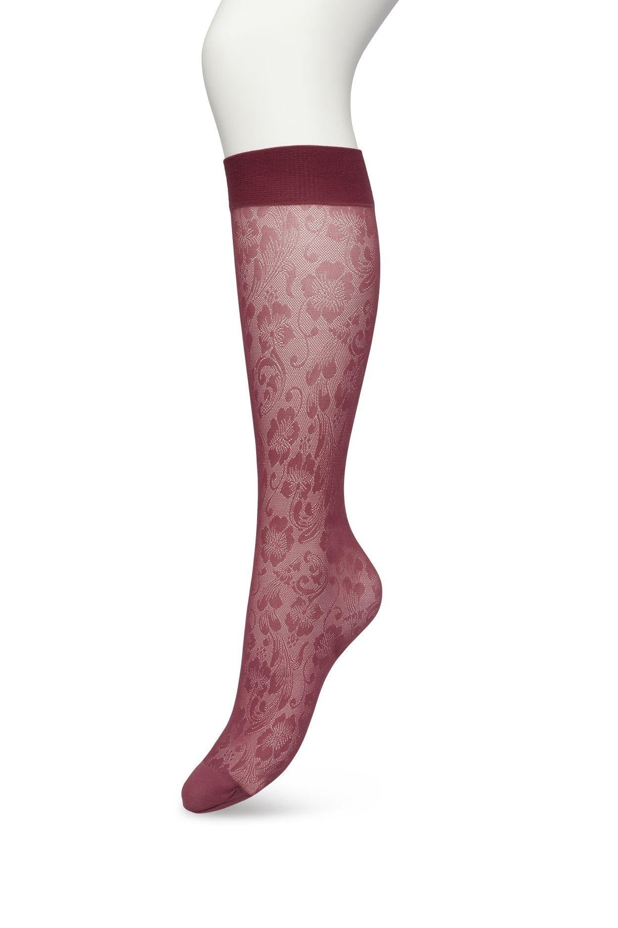 Bonnie Doon Fancy Flower panty kniekous