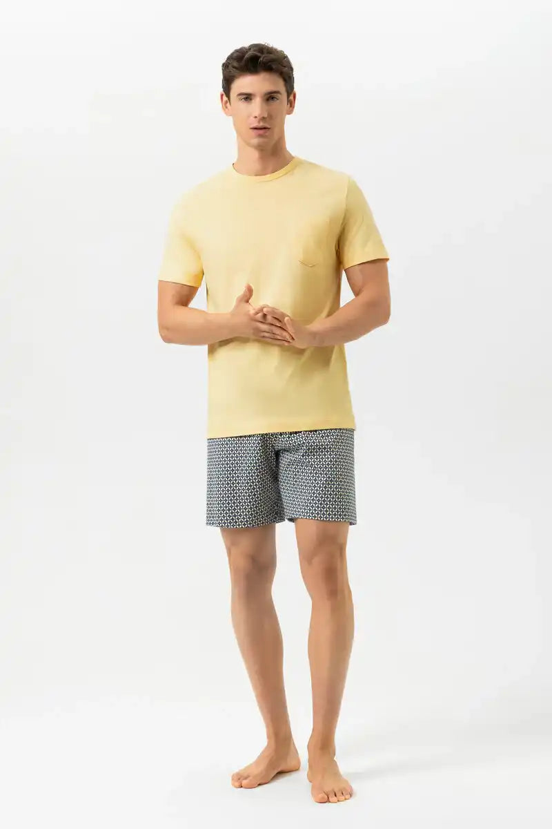 Mey Lemon Weave Pyjama heren 100% katoen