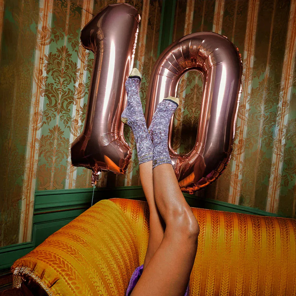 Xpooos Twinkly dames sokken - Elzinga Kousen