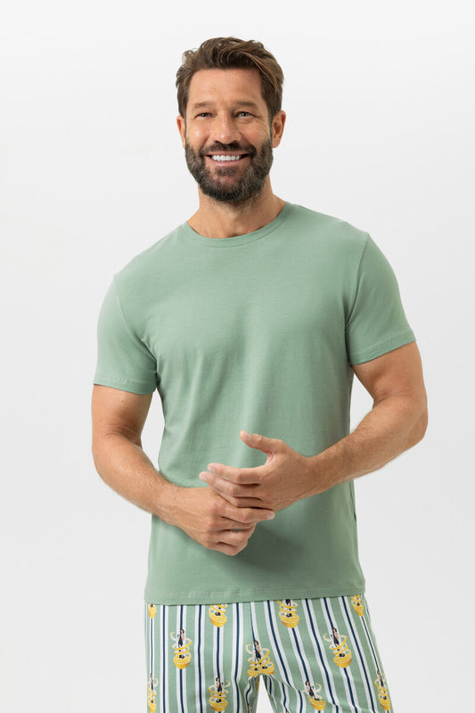 Mey Relax Cotton shirt korte mouw ronde hals | Heren T-shirt