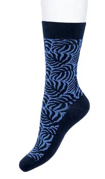 Bonnie Doon Botanical Leaf Sock - Elzinga Kousen