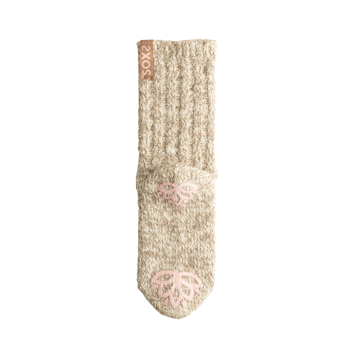 SOXS Originals Antislip Sokken – Beige Wol