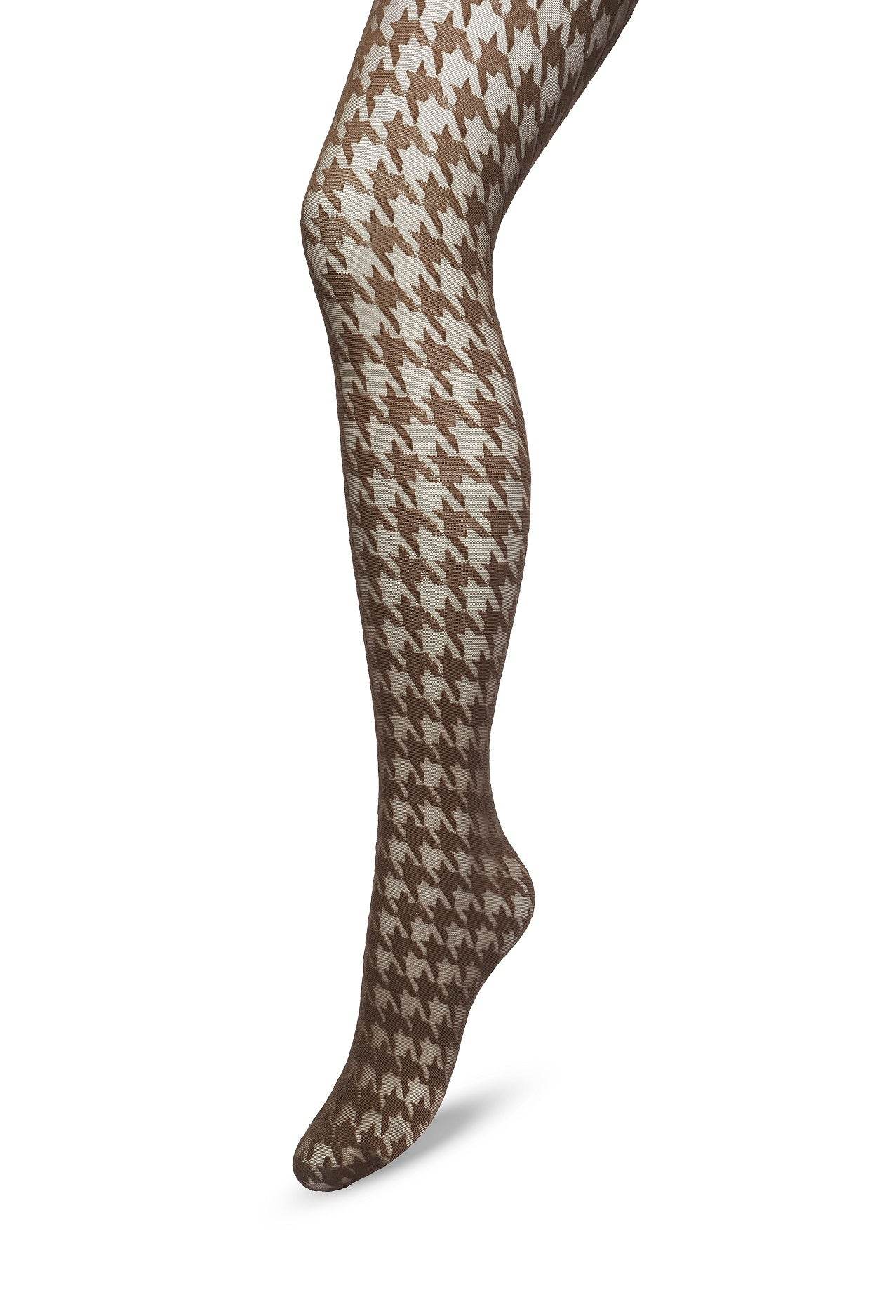 Bonnie Doon Houndstooth Tights - Elzinga Kousen