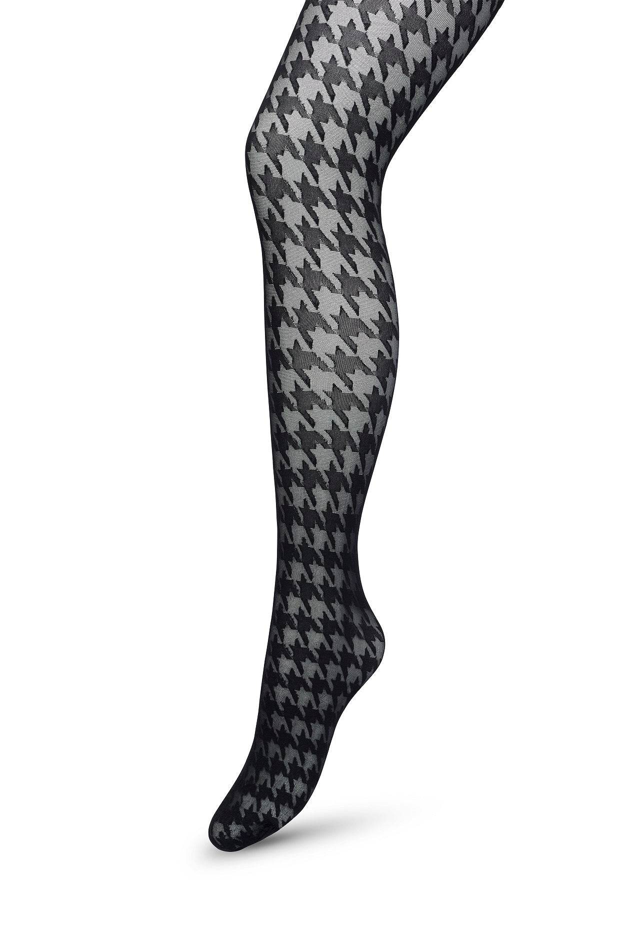 Bonnie Doon Houndstooth Tights - Elzinga Kousen