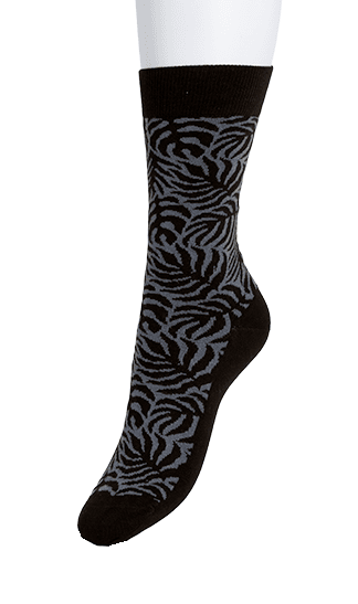 Bonnie Doon Botanical Leaf Sock - Elzinga Kousen