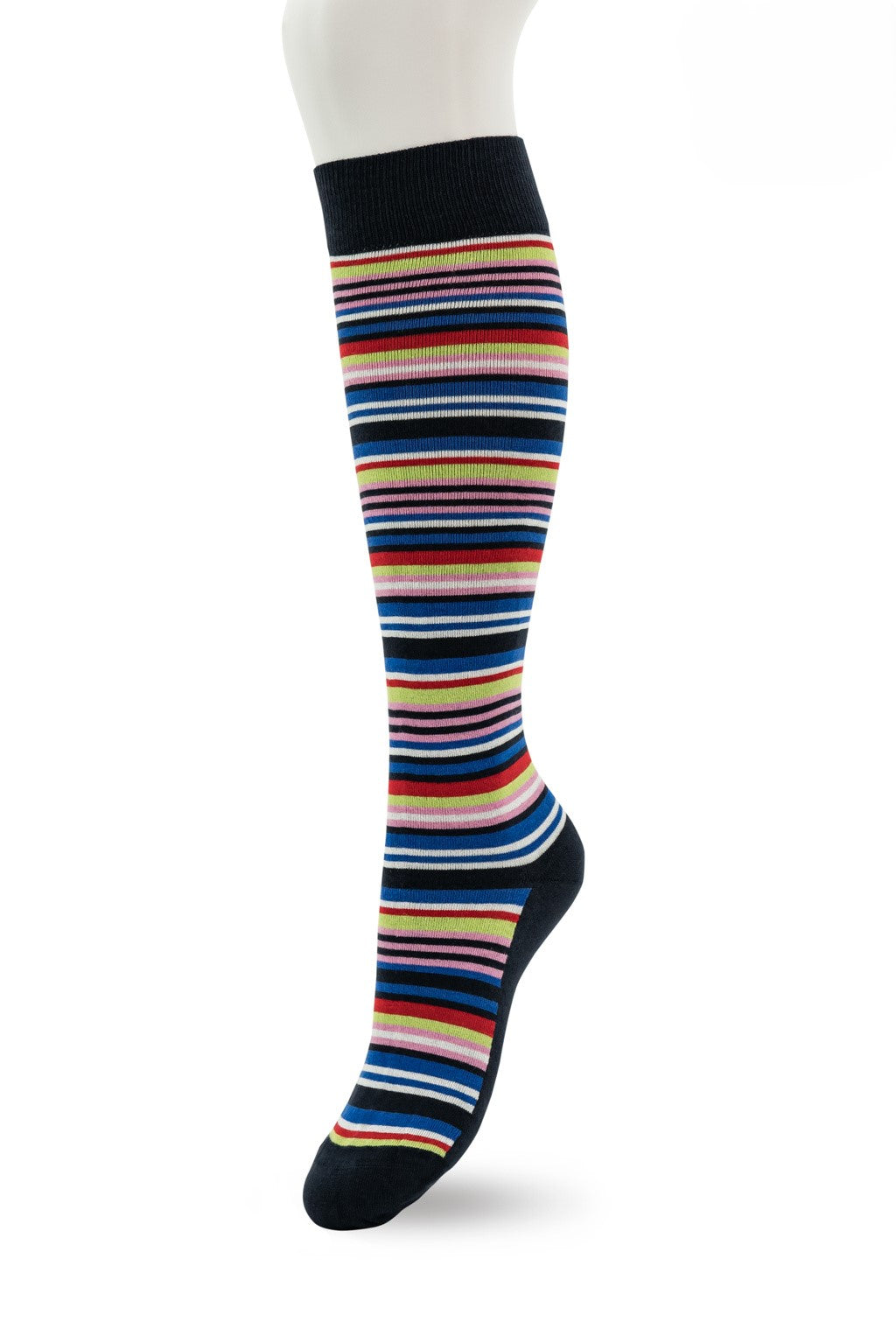 Bonnie Doon Funky Stripes kniekous